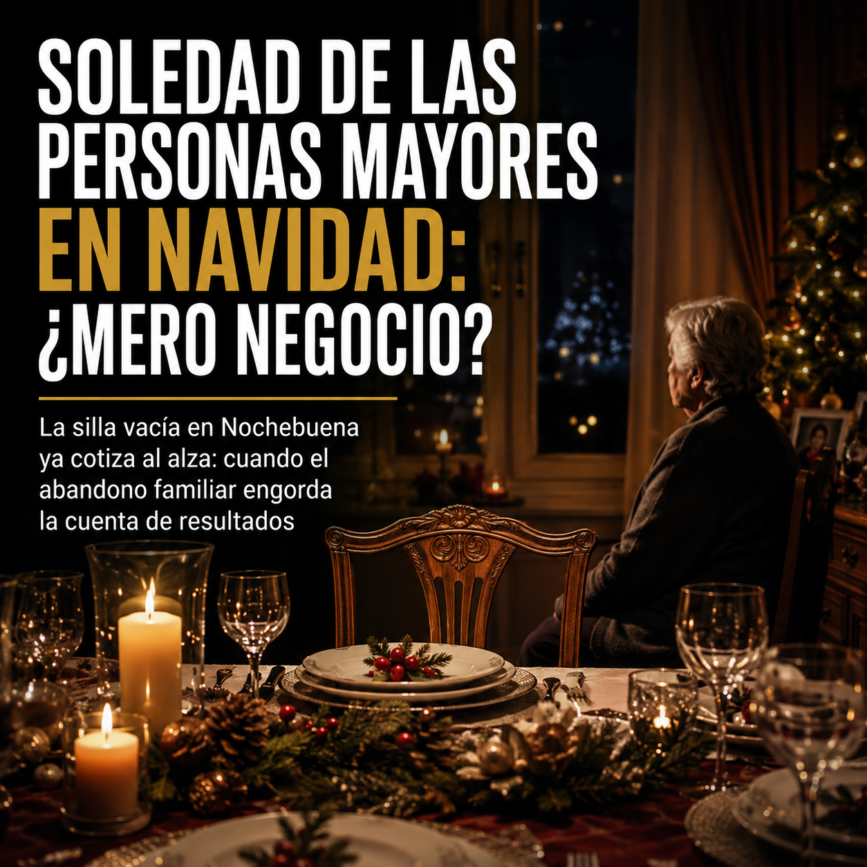 SOLEDAD DE LAS PERSONAS MAYORES EN NAVIDAD 1 SOLEDAD DE LAS PERSONAS MAYORES EN NAVIDAD 1